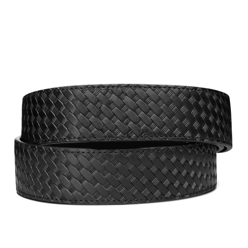 Kore Basket Weave Belt with track system for a perfect fit. Works with any X-series buckle.