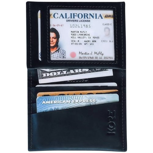 Bi Fold Wallet on wood 4 395852