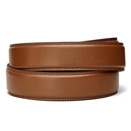 Classic Cognac Full Grain Leather Belt. Fits any waist from 24