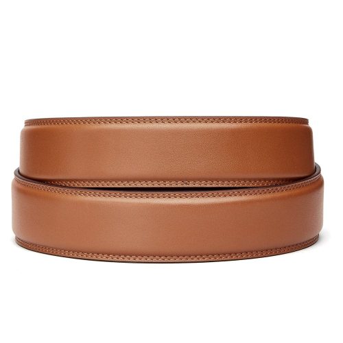 Classic Tan Full Grain Leather Belt. Fits any waist from 24