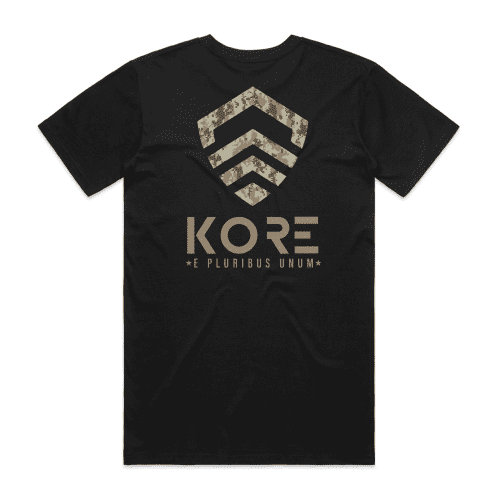 Kore Essentials-KORE DESERT CAMO T-SHIRT-Apparel