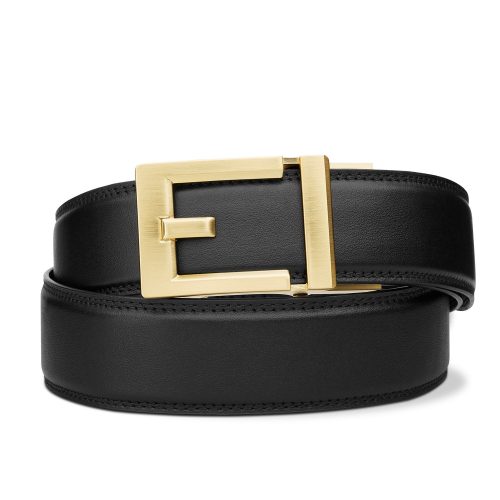 Kore Essentials-EXPRESS BRASS BUCKLE | CLASSIC LEATHER BELT 1.37