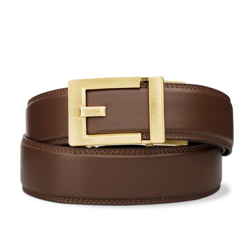 Kore Essentials-EXPRESS BRASS BUCKLE | CLASSIC LEATHER BELT 1.37