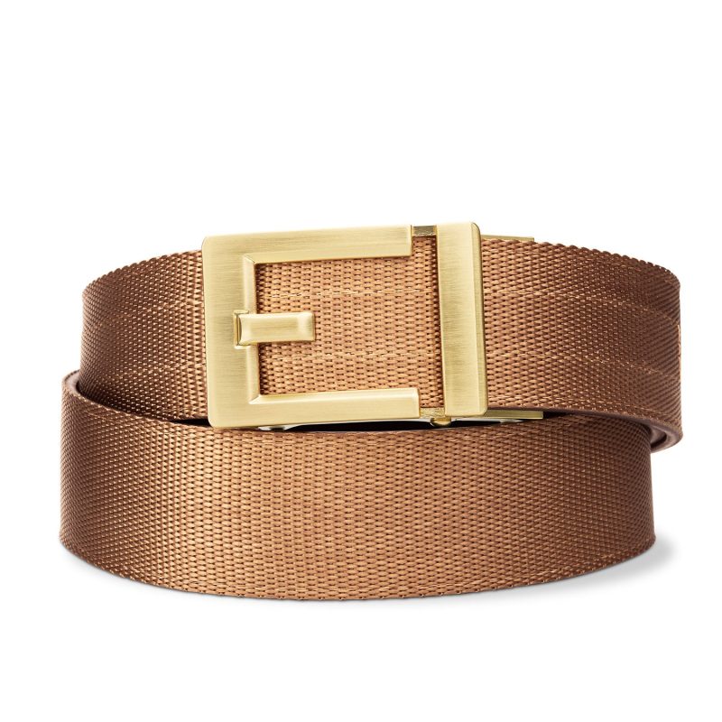 Kore Essentials-EXPRESS BRASS BUCKLE | CLASSIC NYLON WEB BELT 1.37"-Fashion Belts