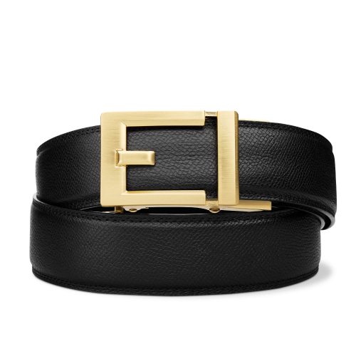 Kore Essentials-EXPRESS BRASS BUCKLE | CLASSIC LEATHER BELT 1.37