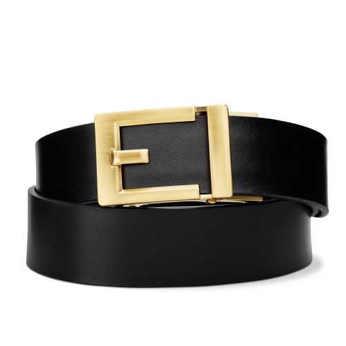 Kore Essentials-EXPRESS BRASS BUCKLE | CLASSIC LEATHER BELT 1.37