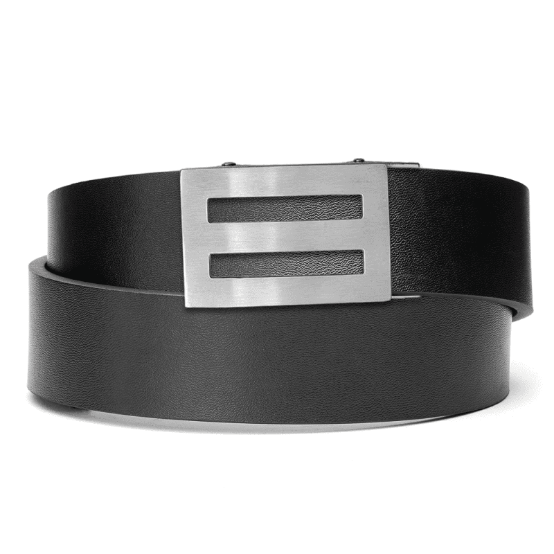 Kore Essentials-INTREPID BUCKLE | CLASSIC LEATHER BELT 1.37"-Fashion Belts