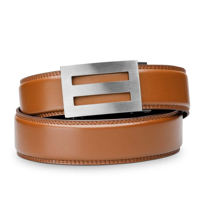 Kore Essentials-INTREPID BUCKLE | CLASSIC LEATHER BELT 1.37"-Fashion Belts