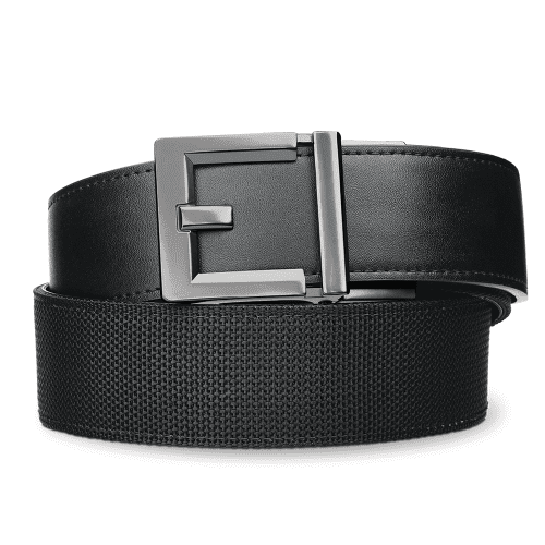 Executive Protection Belts (1.75" wide) leather in the front, tactical in the back. Micro Adjustable ratchet belt system for perfect fit. Designed for specialty law enforcement and security personnel. G2 buckle.