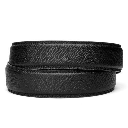 Kore Essentials-PEBBLE FULL GRAIN LEATHER STRAP 1.37" [STRAP ONLY]-Fashion Belts