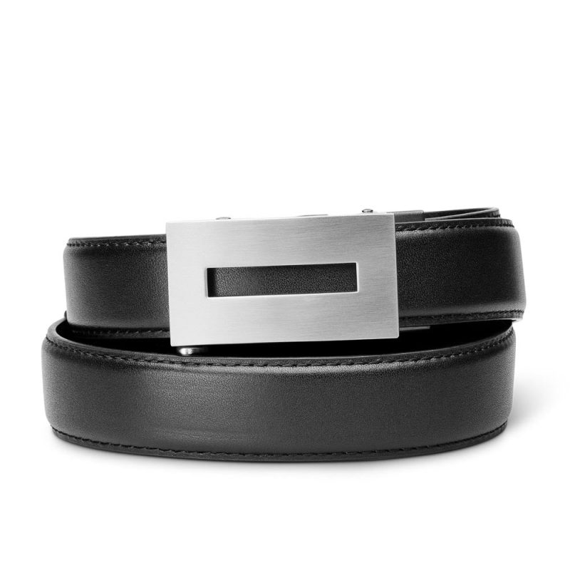 Kore Essentials-INSPIRE SLIM BUCKLE | SLIM FULL GRAIN LEATHER BELT-Fashion Belts