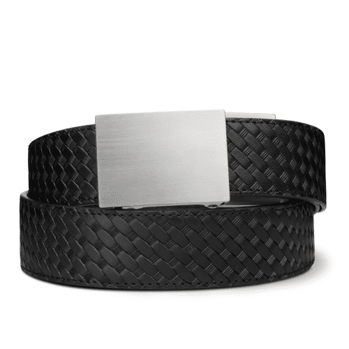 Kore Essentials X4 Stainless Steel Buckle with Black Basketweave 1.5