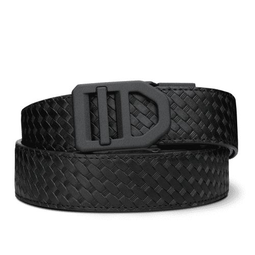 Kore Essentials X5 Black Buckle with Black Basketweave 1.5