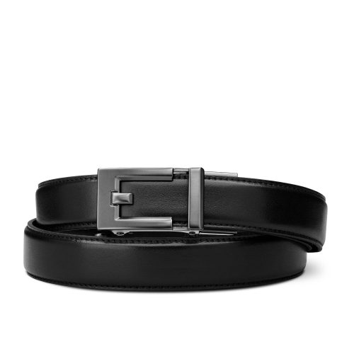 Kore Essentials-IMPACT SLIM BUCKLE | SLIM FULL GRAIN LEATHER BELT-Fashion Belts