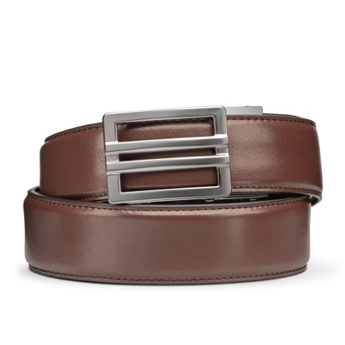 Kore Essentials-EXECUTIVE PROTECTION BROWN LEATHER 1.5" OUTER BELT-Gun Belts