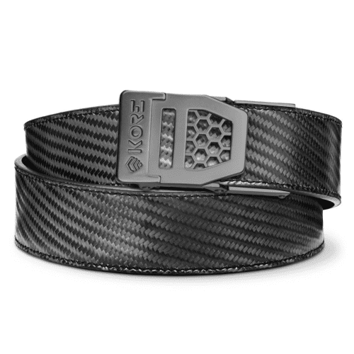 Kore Essentials X6 Gunmetal Buckle with Black Carbon Fiber 1.5